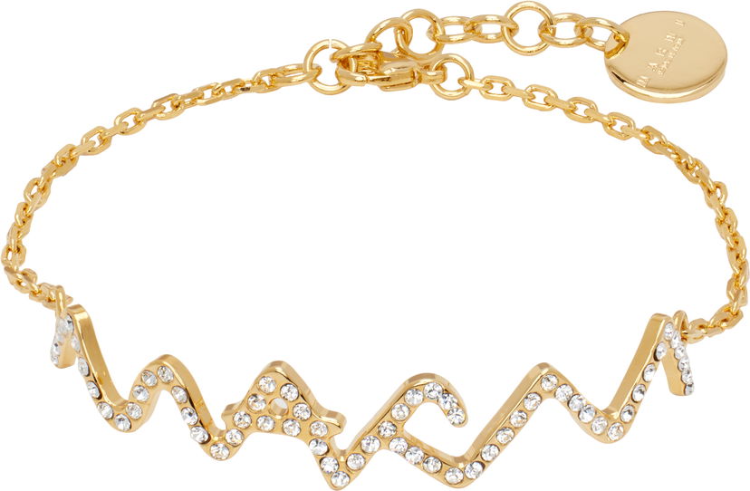 Браслет Marni Marni Crystal-Embellished Symbol Chain Bracelet Металік | BRMV0220A0 P6527