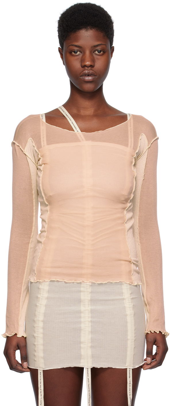 Безрукавка Baserange Baserange Sun Long Sleeve T-Shirt бежевий | TOSU-CG-SP2