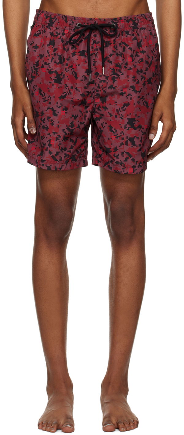 Купальники Ksubi Ksubi Digi Swim Shorts Червоний | MSP23WA009