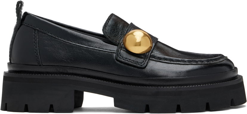 Кросівки та взуття AMI Loafers чорний | USV056.AL0051