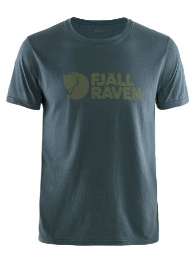Футболка FJÄLLRÄVEN Logo T-Shirt темно-синій | F87310-560