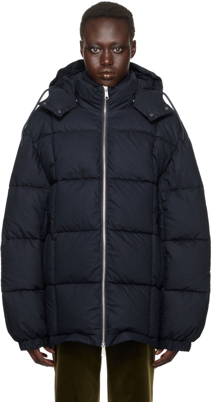 Пуховик A.P.C. Kyle Puffer Jacket темно-синій | COHDD-M30199
