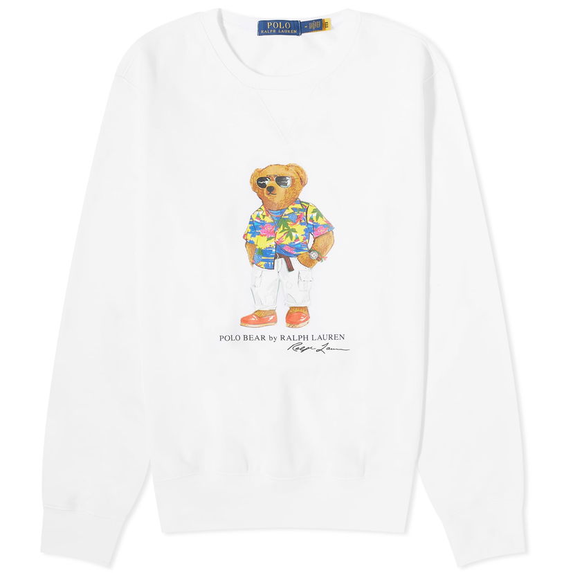 Світшоти Polo by Ralph Lauren Beach Club Bear Crew Sweat білий | 710853308032