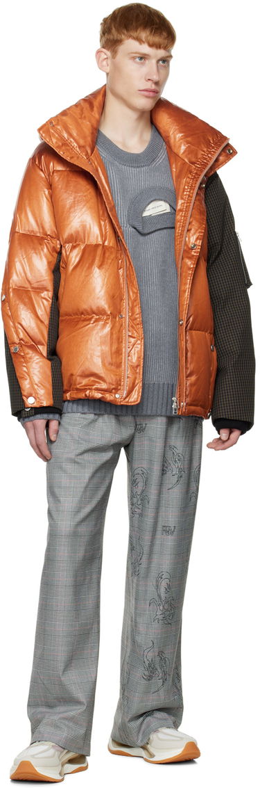 Пуховик Feng Chen Wang Feng Chen Wang Deconstructed Down Jacket Помаранчевий | FUF14JK13, 3