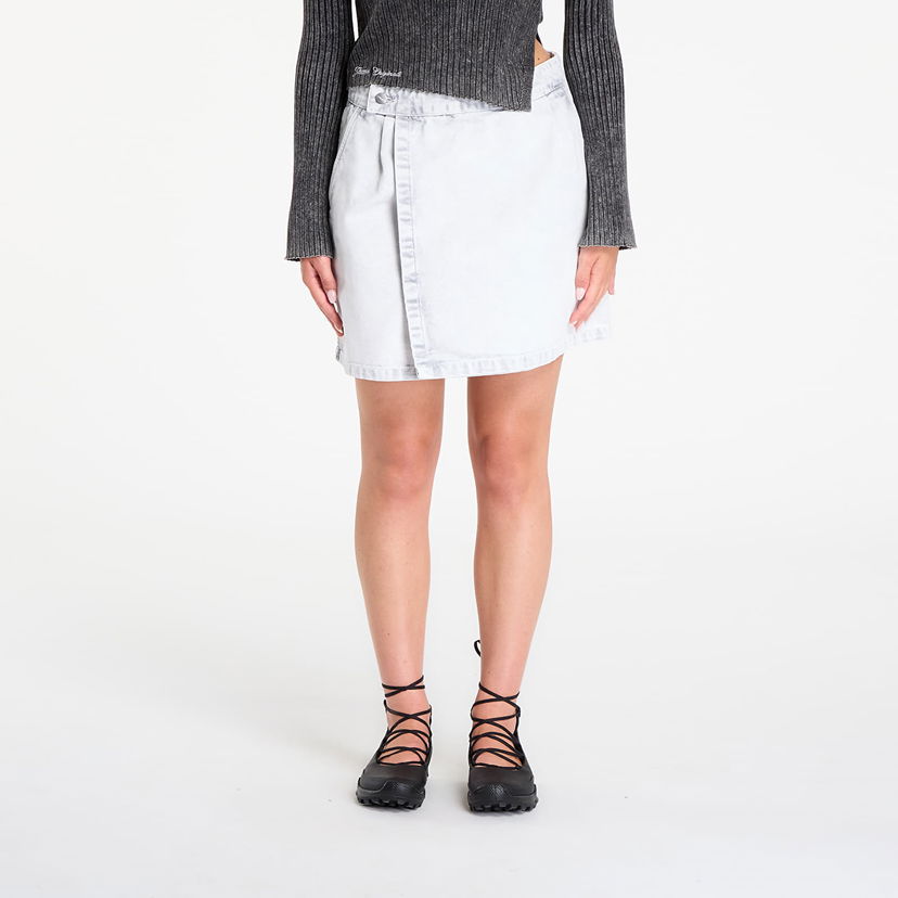 Спідниця Carhartt WIP Carhartt WIP Women's Emery Wrap Denim Mini Skirt білий | I035575.895F