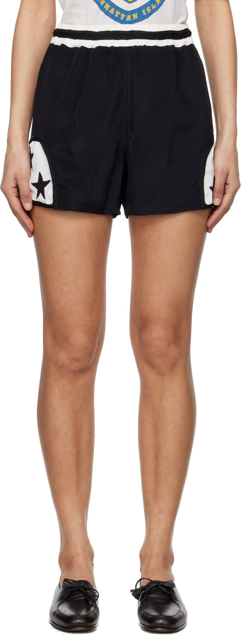 Шорти Bode Bode Star Field Shorts чорний | MRS25BT039