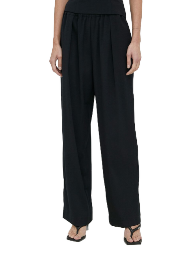 Штани Samsoe Samsoe Julia Elasticated Trousers чорний | F23100048
