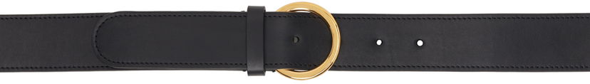 Ремені The Row Half Moon Leather Belt чорний | W1614-L60
