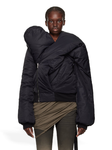 Куртка бомбер Rick Owens DRKSHDW Doll Bomber Jacket чорний | DS02C5721 BR