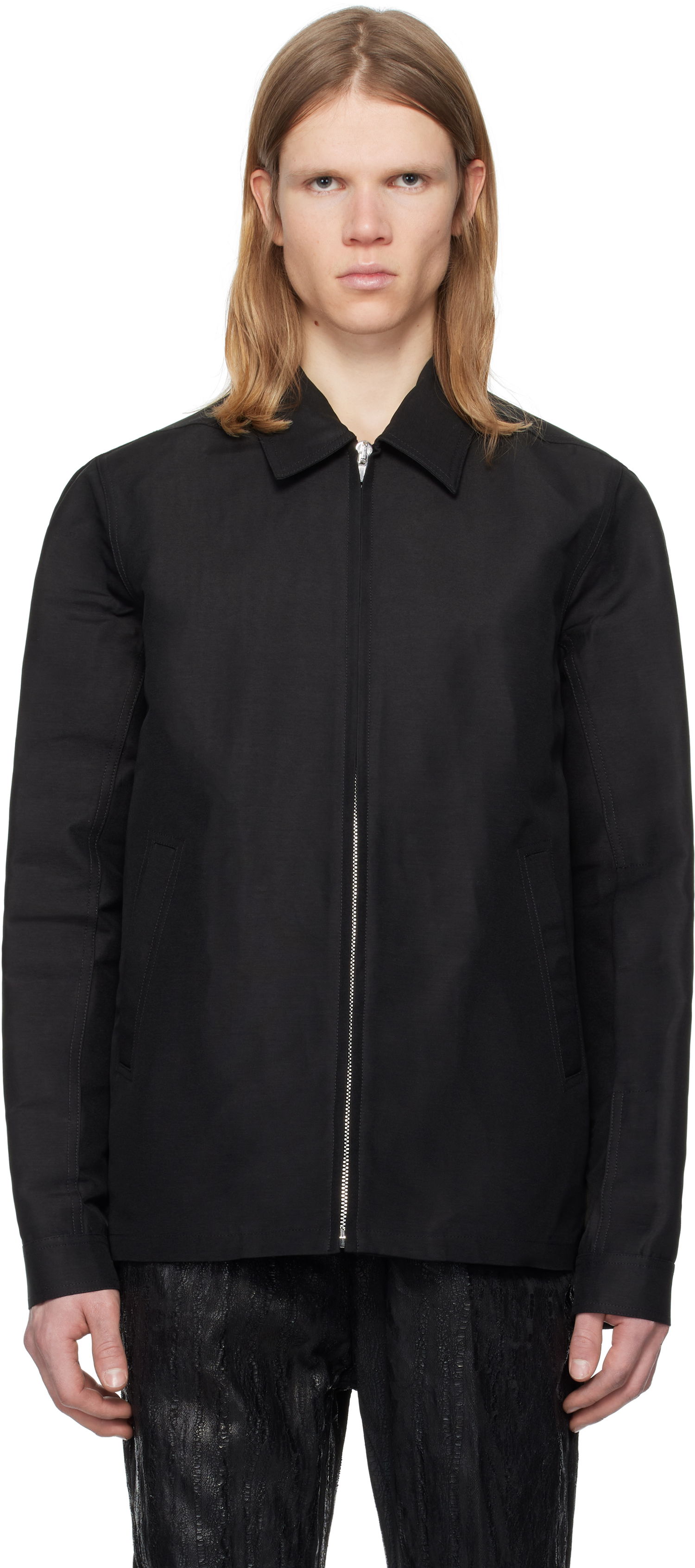 Куртка Rick Owens Rick Owens Hollywood Heavy Brad Jacket чорний | RU01E5764 FH, 0