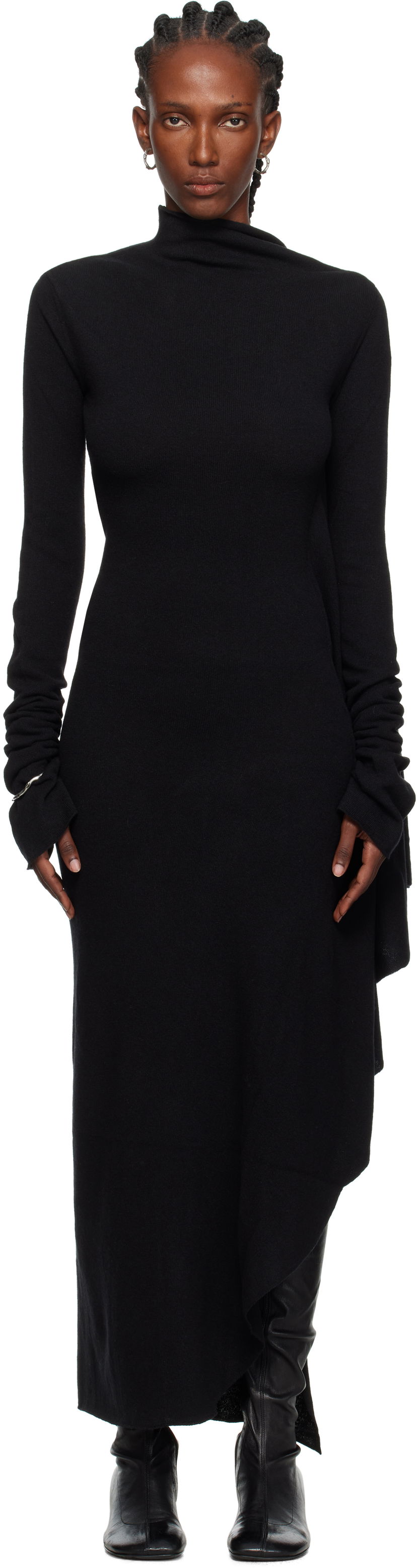 плаття Ann Demeulemeester Ann Demeulemeester Vabu Maxi Dress чорний | 2520-W-KN59-KN073-099