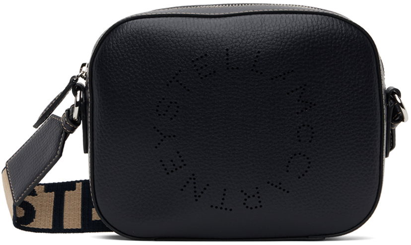 Сумка Stella McCartney Mini Camera Perforated Logo Shoulder Bag чорний | 700266WP0057