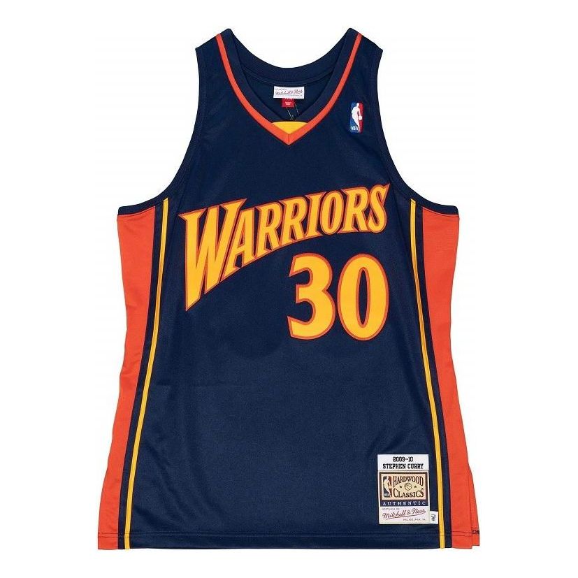Джерсі Mitchell & Ness Warriors Stephen Curry Hardwood Classics Jersey Синій | AJY4GS18084-GSWNAVY09SCU