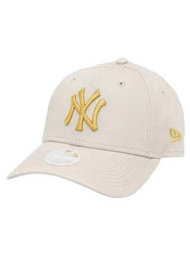 Кепка New Era New York Yankees Metallic Logo Stone 9FORTY Cap бежевий | 60222491.LIGHTBEIGE