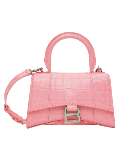 Сумка Balenciaga XS Hourglass Bag Рожевий | 592833 1LR6Y