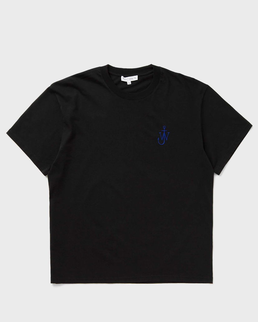 Футболка JW Anderson ANCHOR EMBROIDERY BACK PRINT T-SHIRT чорний | JT0241-PG1387-999