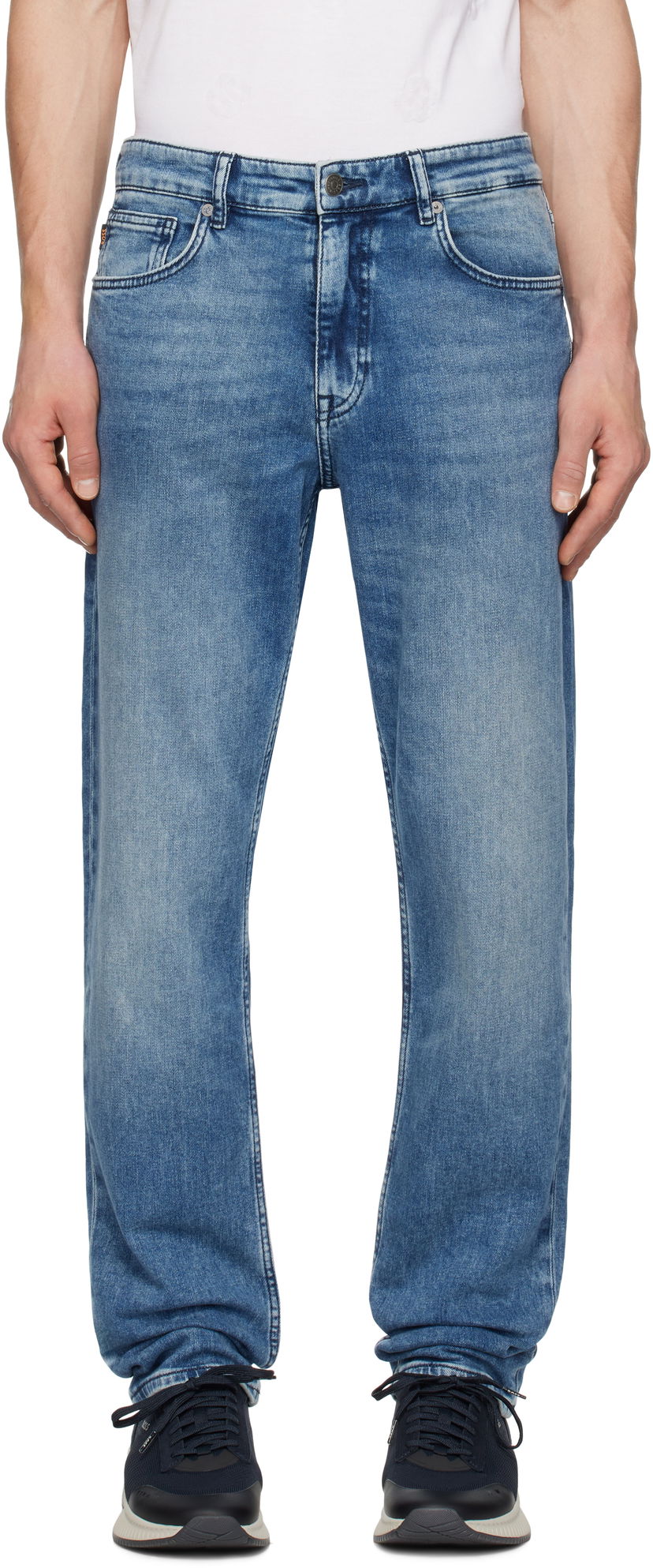 Джинси BOSS Faded Jeans Синій | 50532538