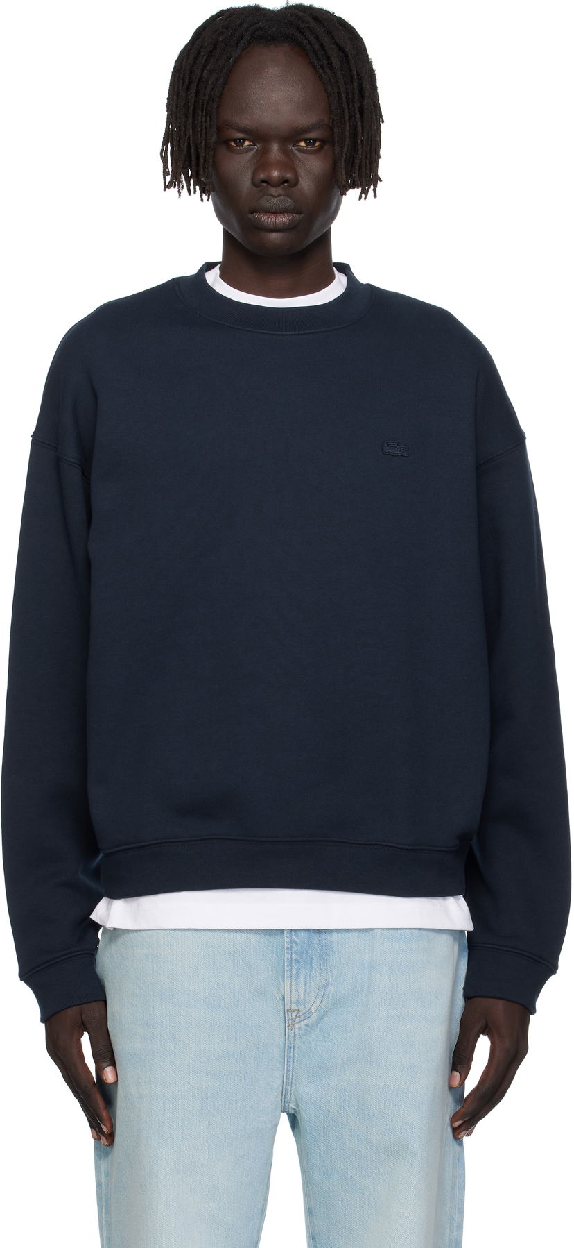 Світшоти Lacoste Lacoste Croc Signature Sweatshirt темно-синій | SH7745_166