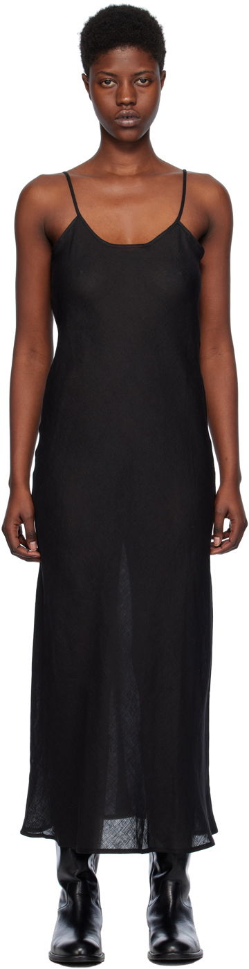 плаття Baserange Maxi Dress with Scoop Neck чорний | DRDY-SL-000