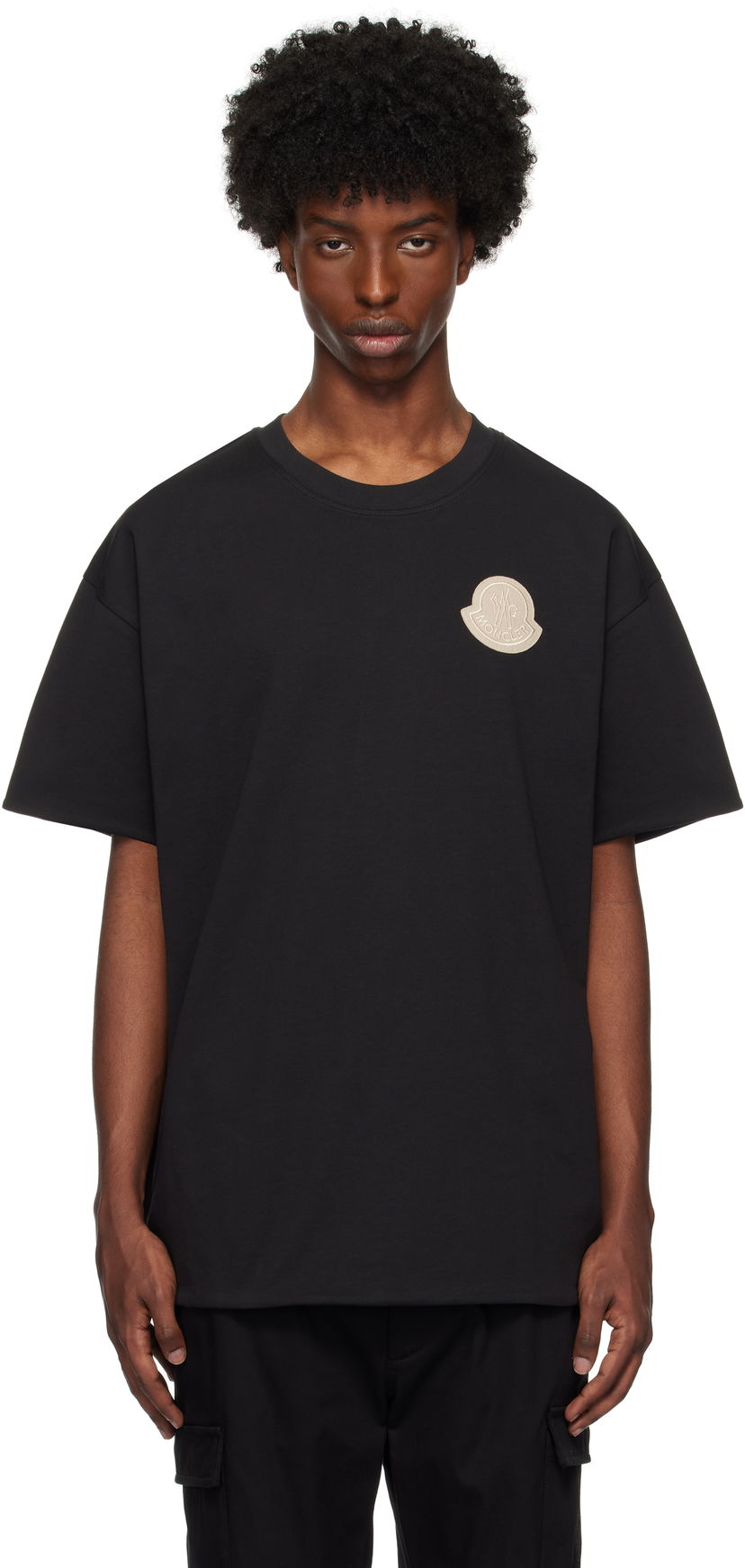 Футболка Moncler Logo Reversible T-Shirt чорний | J20918C0003383927