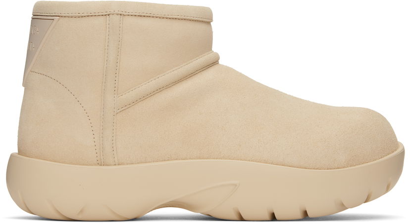 Кросівки та взуття Bottega Veneta Bottega Veneta Snap Ankle Boots бежевий | 810717 V1NY1