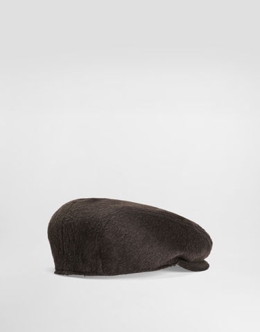 Кепка Dolce & Gabbana Dolce & Gabbana Wool and Llama Flat Cap Коричневий | GH587AFU2PXM0682, 1
