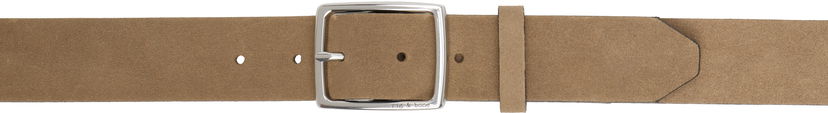 Ремені rag & bone Rag & Bone Rugged Suede Belt бежевий | MIA24FB1017SU17