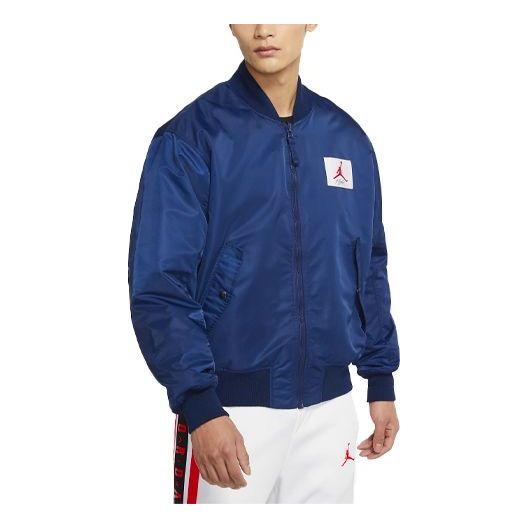 Куртка бомбер Jordan Jordan Flight Reversible Bomber Jacket Синій | CV2243-492, 0