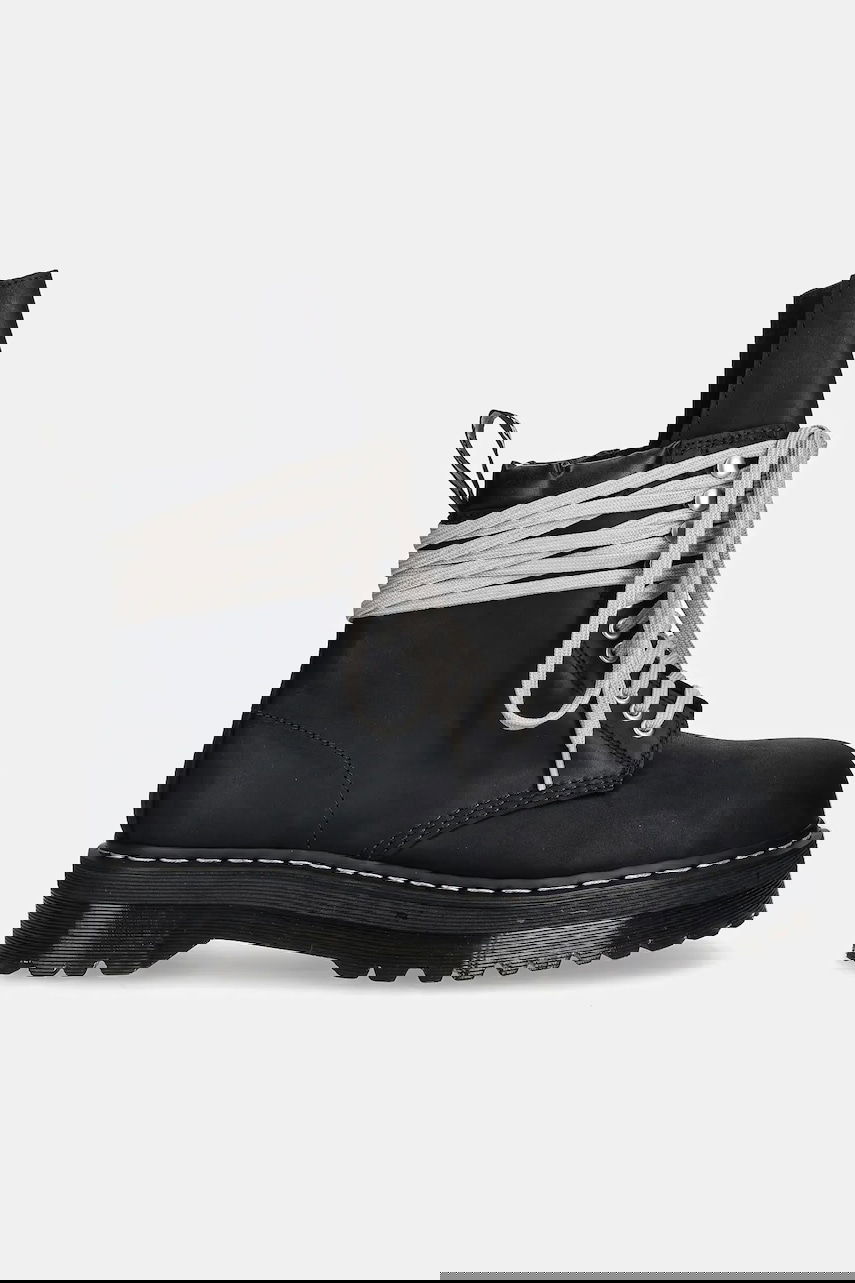 Кросівки та взуття Rick Owens Rick Owens DRKSHDW x Dr. Martens Quad Sole Steel Toe Boot чорний | DM02E6813.9001, 1