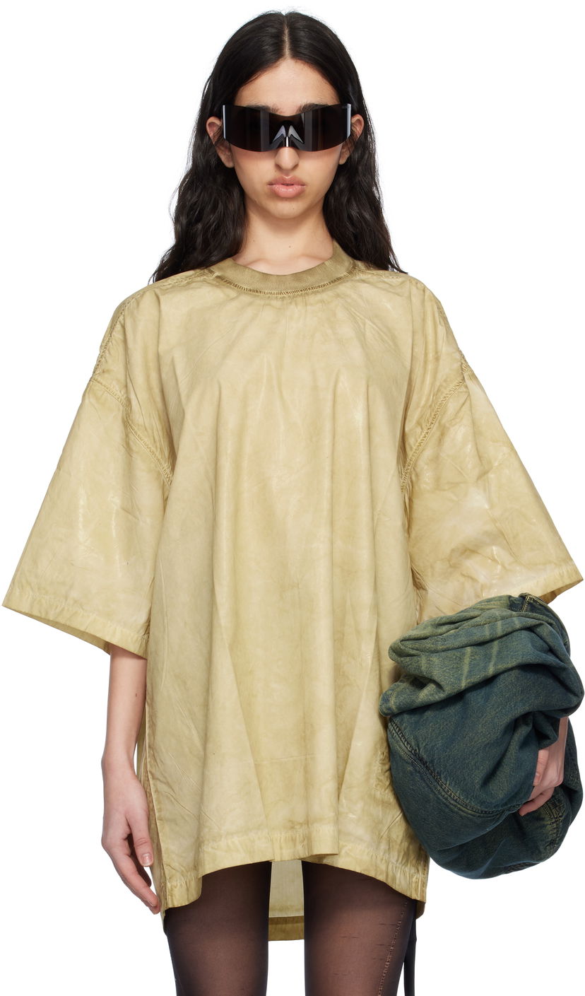 Футболка Rick Owens Rick Owens DRKSHDW Hollywood Tommy T-Shirt Жовтий | DS01E3203 PF