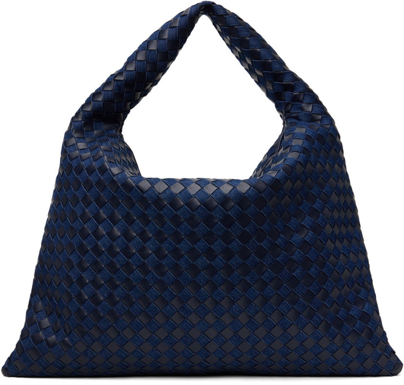 Сумка Bottega Veneta Large Hop Bag темно-синій | 795949 V48V1