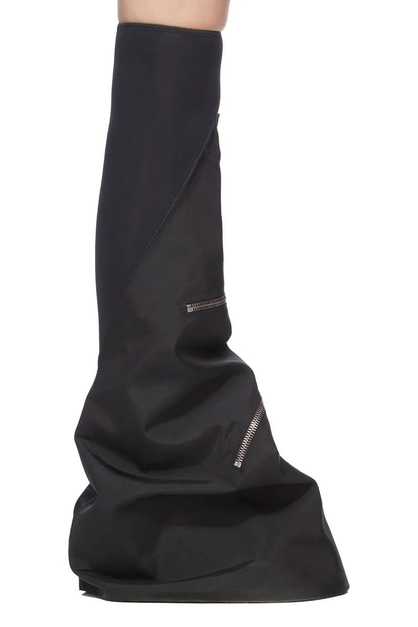 Кросівки та взуття Rick Owens Rick Owens DRKSHDW Cargo Fetish Flat Heel Boots чорний | DS02E7816.NCV