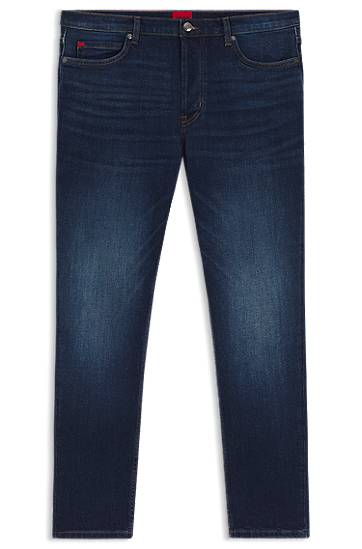 Джинси BOSS Tapered-Fit Stretch Denim Jeans Синій | 50517544