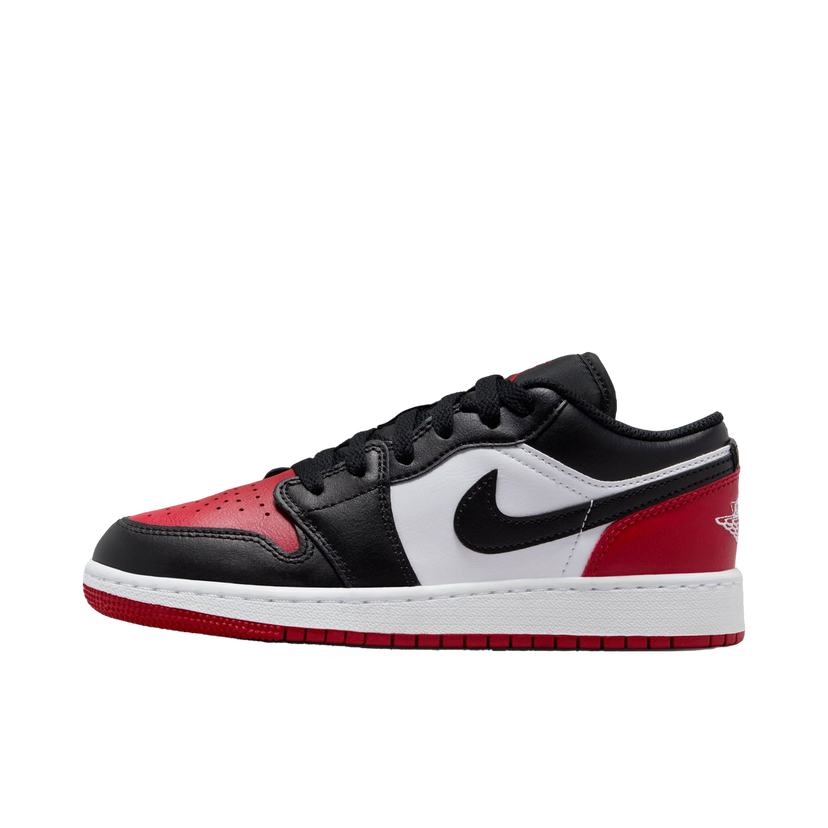 Кросівки та взуття Jordan Jordan 1 Low Bred Toe 2.0 (GS) чорний | 553560-161
