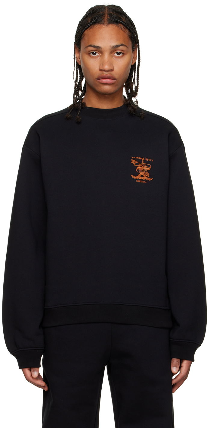 Світшоти Y/PROJECT Embroidered Sweatshirt чорний | SWEAT52-S25