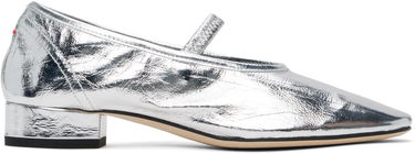 Одяг Aeyde Aeyde Pippa Leather Ballerina Flats Металік | A11-FL-GLVR25RO126-SS25-920-068, 0