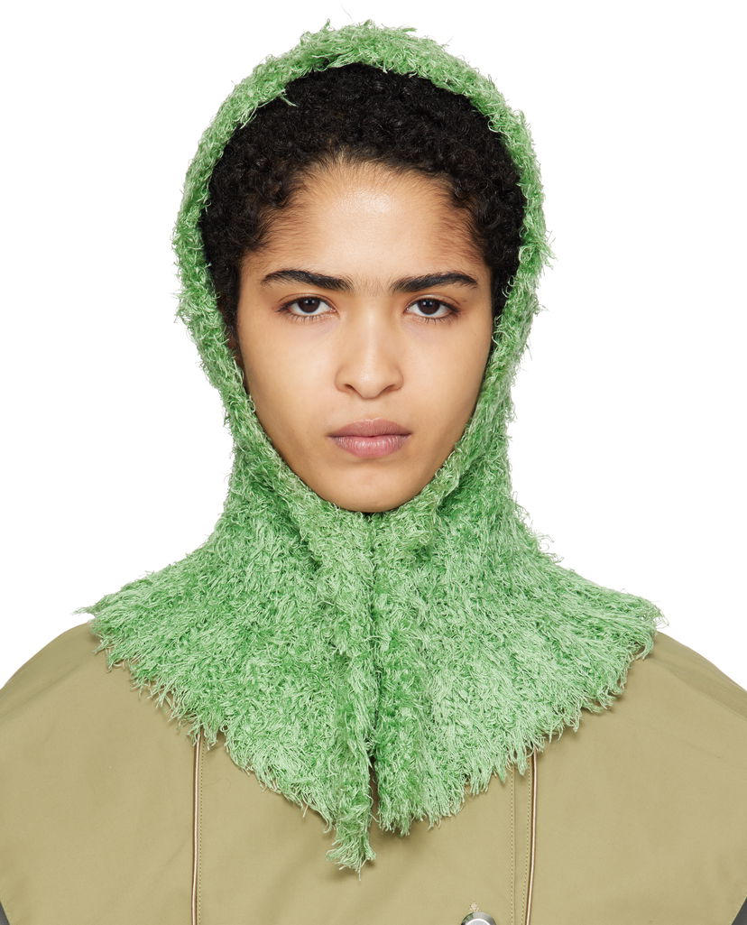 Шарф KIKO KOSTADINOV Knitted Hood Зелений | KKWAW24KN12-98