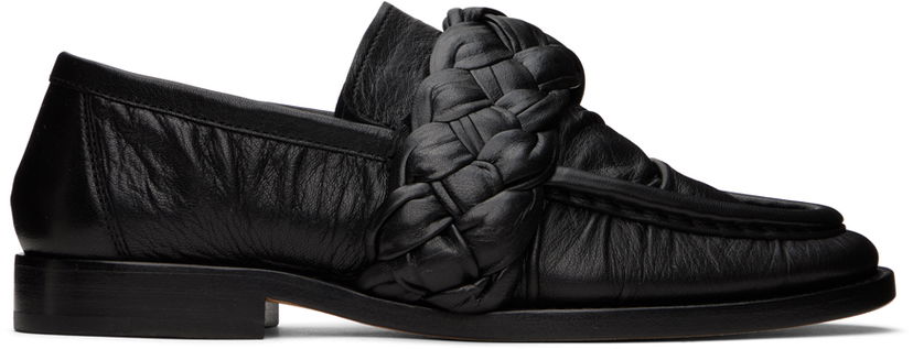Догляд за взуттям Bottega Veneta Bottega Veneta Braided Loafers чорний | 775332 V3OA0