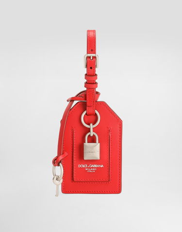 Брелоки Dolce & Gabbana Dolce & Gabbana Calfskin Luggage Tag with Lock Червоний | BP3417AV89387124, 0