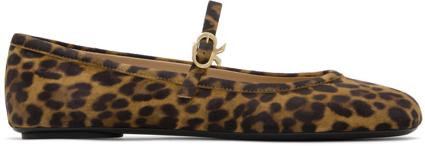 Кросівки та взуття Gianvito Rossi Carla Ballerina Flats Коричневий | G22223-05GOM-CMD