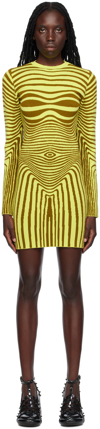 плаття Jean Paul Gaultier Jean Paul Gaultier 'The Body Morphing' Minidress Жовтий | 23/12-F-RO058-M046-4144