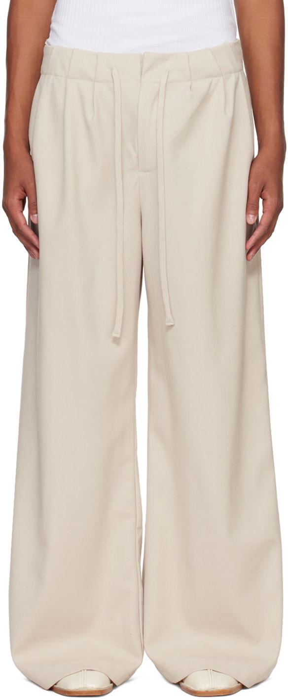 Штани Entire Studios Cinch Trousers бежевий | ES2546FO