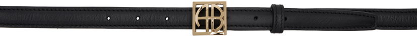 Ремені Anine Bing Leather Belt With Metal Buckle чорний | A-12-10461-000