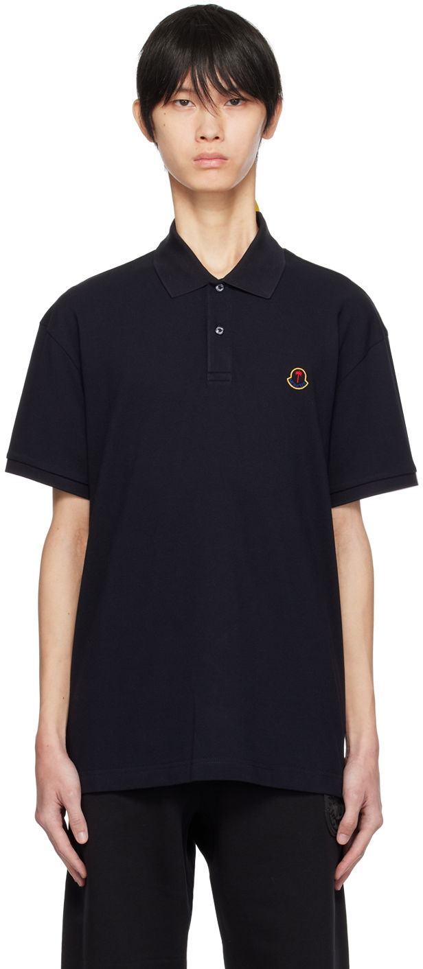 Сорочка поло Moncler Genius x Palm Angels x Polo Tee чорний | I209L8A00002M3588, 0