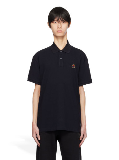 Сорочка поло Moncler Genius x Palm Angels x Polo Tee чорний | I209L8A00002M3588