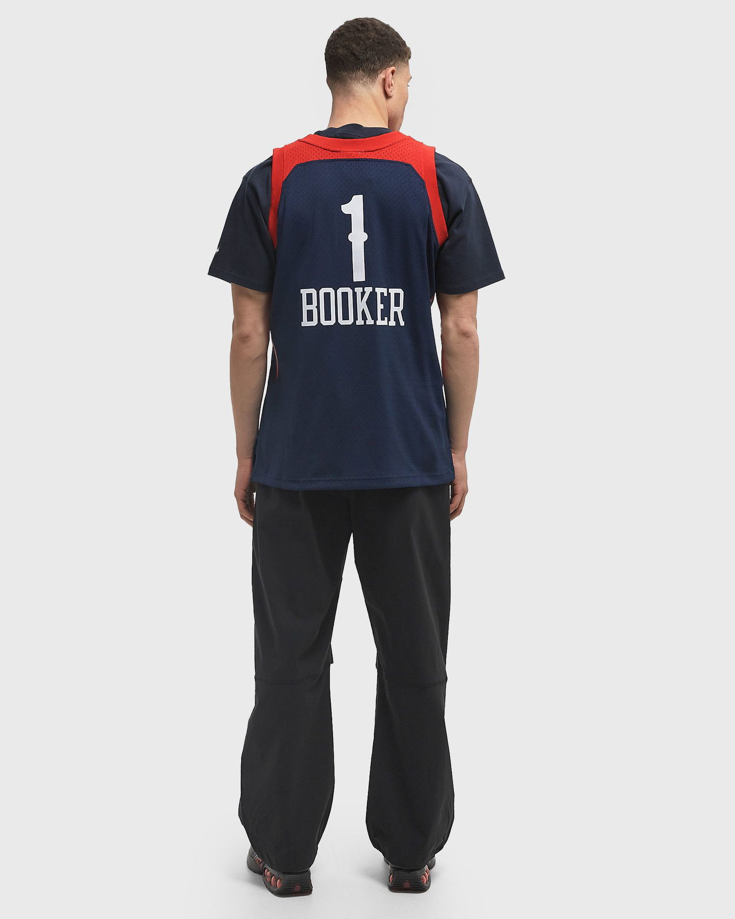 Джерсі Mitchell & Ness USA Basketball Devin Booker #1 All-Star 2017 Jersey темно-синій | JY11640-ASGNAVY, 1