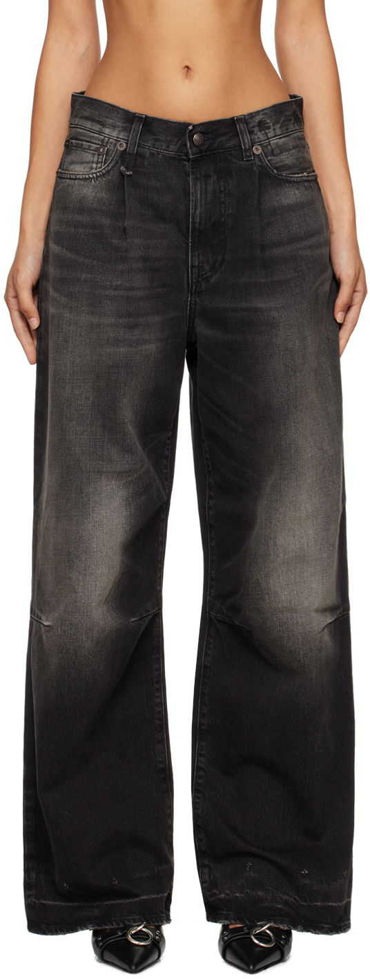 Джинси R13 R13 Wayne Wide-Leg Jeans чорний | R13WD146-D262C