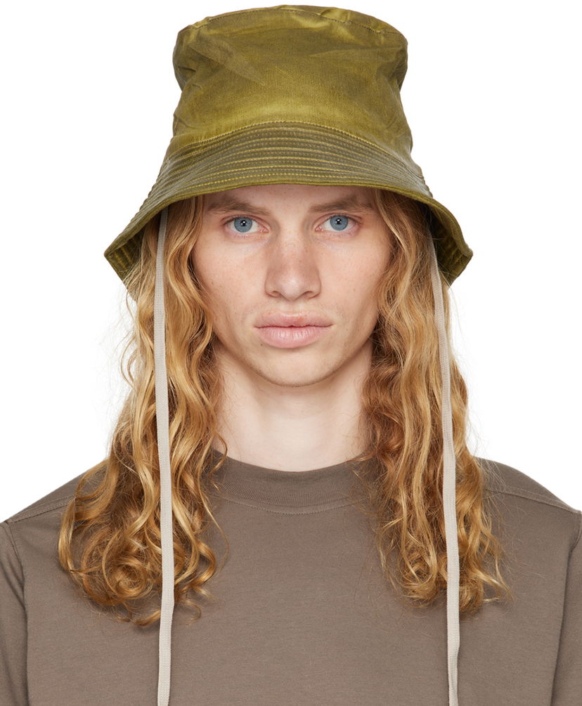 Капелюх Rick Owens Bucket Hat Gilligan Зелений | DA02D2479 HSCF