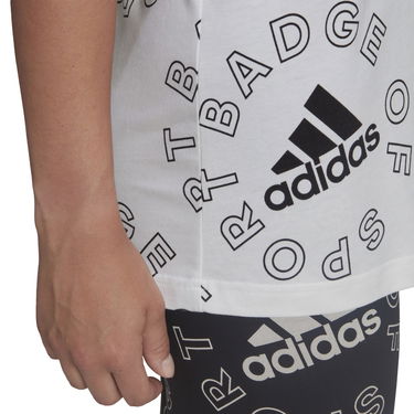 Футболка adidas Performance Allover Print Sports T-shirt білий | HC9186, 2
