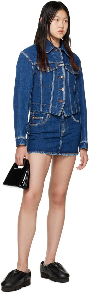 Куртка We11done We11done V-Line Denim Jacket Синій | WD-DJ3-22-330-W-BL, 3